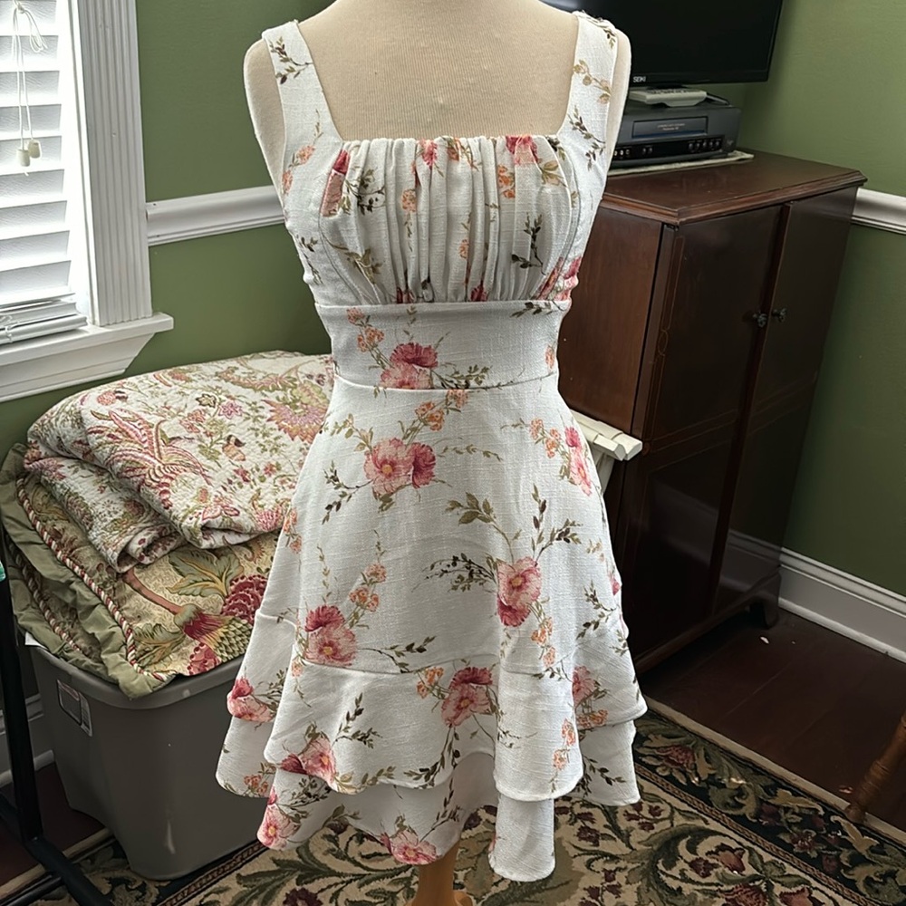 Francesca’s Mi Ami floral sun dress sz S